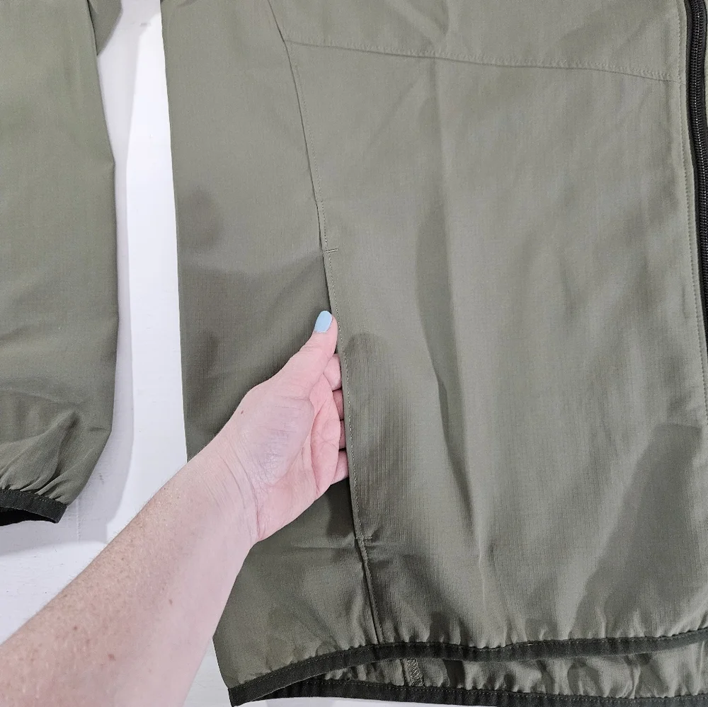 L.L. Bean Green Light Weight No Fly Zone Jacket Mens Size X Large